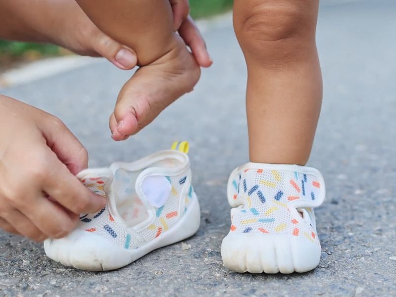 osoba obuva bebi patofnice